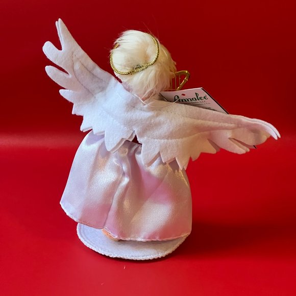Annalee Christmas Angel Kid with Harp - 6" New with Tags - Picture 3 of 4